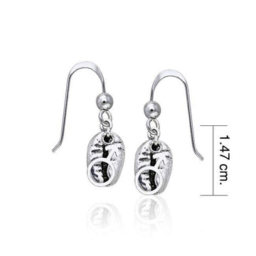 Coffee Bean Earrings TE614 - Jewelry